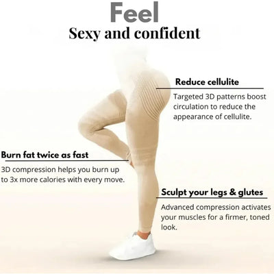 Women'S Cellulite 3D Leggings, High Waisted Butt Lifting Tummy Training Control, anti Cellulite Legging for Gym Workout Yoga
